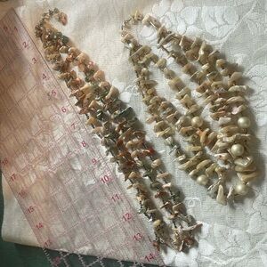 Flintstone necklaces